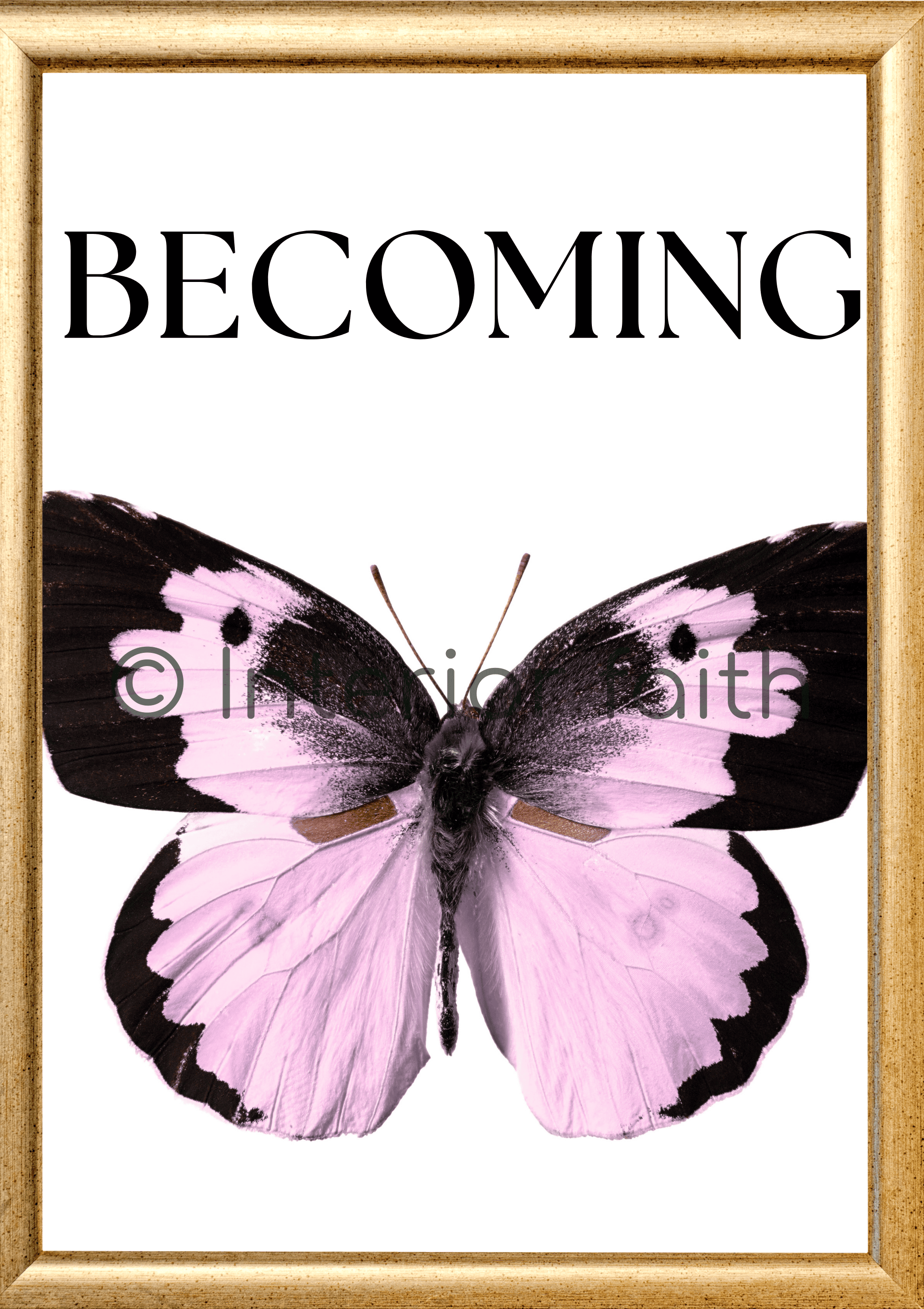 Butterfly effect Digital Wall Art